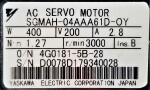 Yaskawa SGMAH-04AAA61D-OY